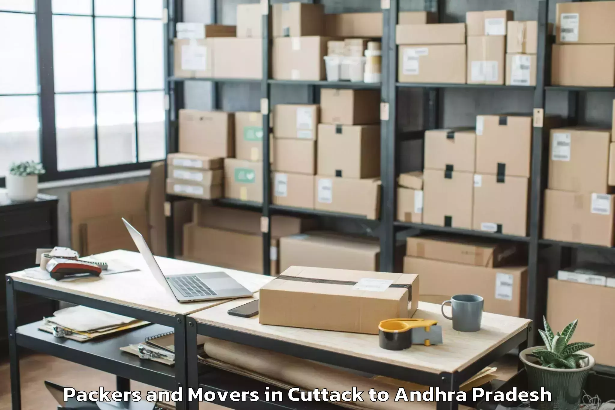 Cuttack to Janakavarampanguluru Packers And Movers